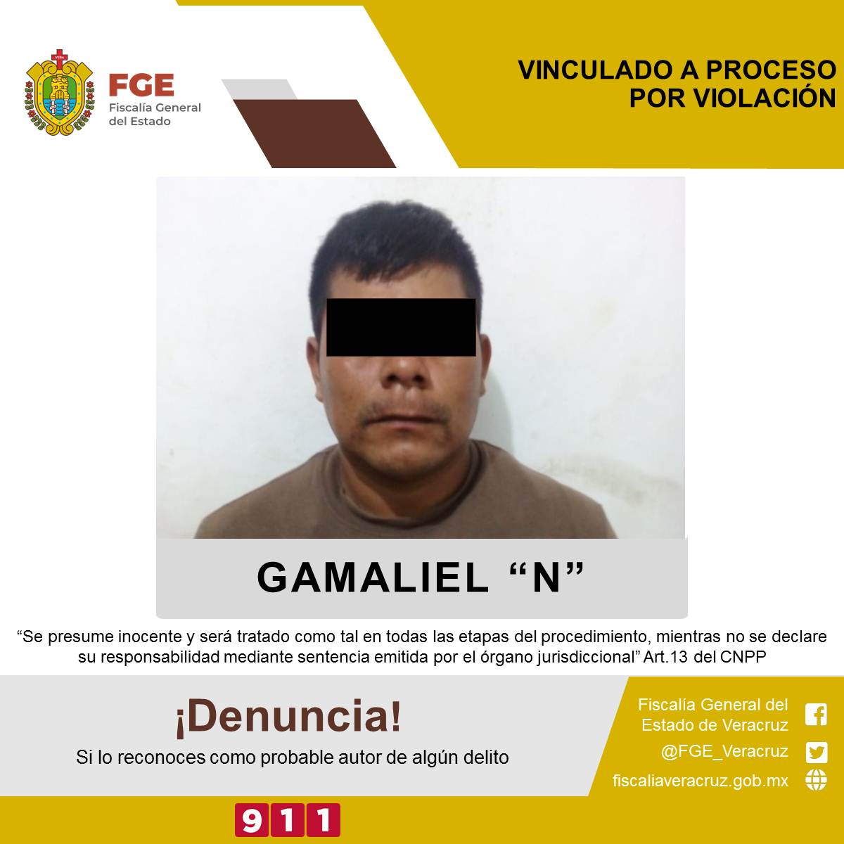 Obtiene Fiscalía Especializada vinculación a proceso contra probable violador WhatsApp Image 2020-04-01 at 12.35.44