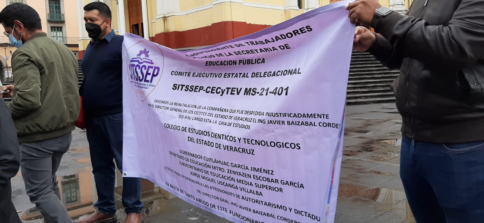 Docentes acusan despidos injustificados por intentar integrar un nuevo sindicato IMG-20210511-WA0067