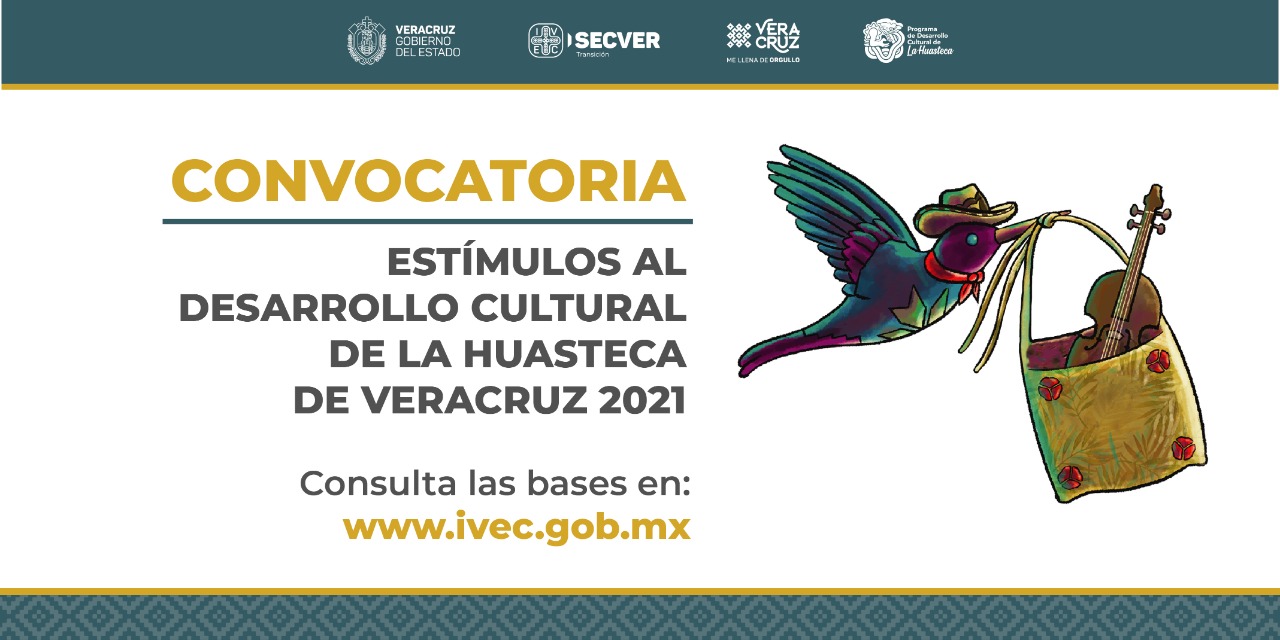 Lanza IVEC convocatoria Estímulos al Desarrollo Cultural de la Huasteca de Veracruz 2021. IMG-20210804-WA0067