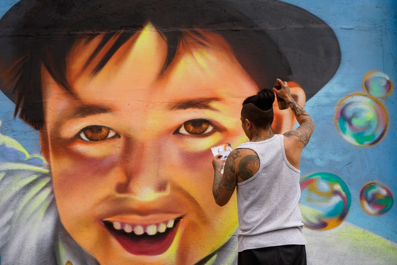 Artistas urbanos y revista Fundamentos crean mural WhatsApp Image 2021-08-23 at 3.01.55 PM (2)