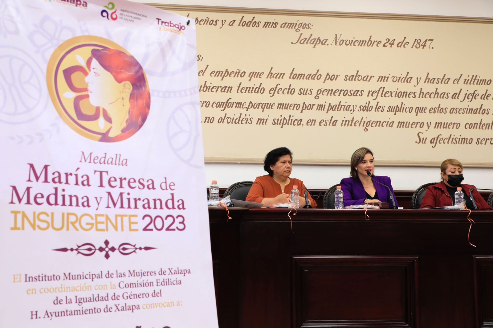 Presentan convocatoria a la medalla María Teresa de Medina y Miranda. WhatsApp Image 2022-11-28 at 3.02.35 PM