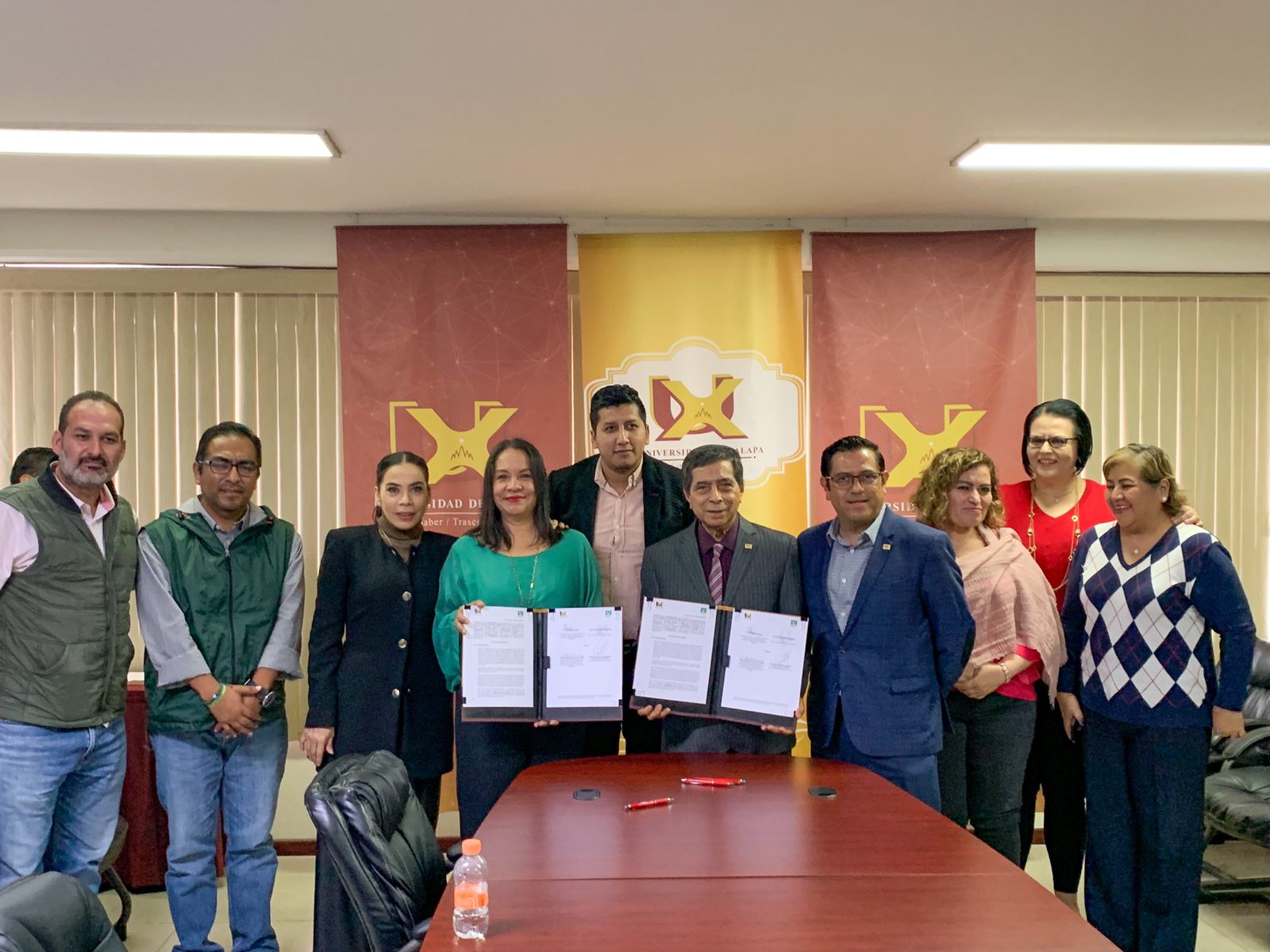 Firman convenio educativo, PVEM en Veracruz y la Universidad de Xalapa. PVEM y UX