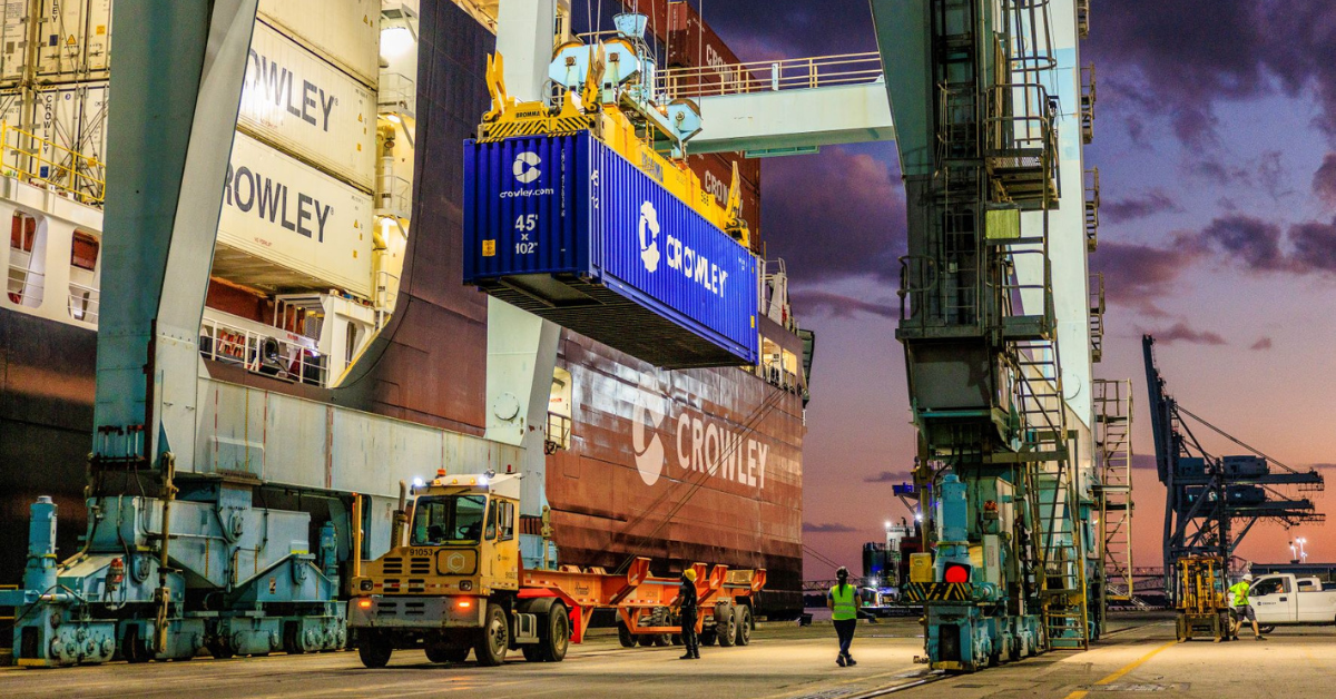 Canadá elige puerto de Tuxpan para la exportación de mercancías Compañía Crowley