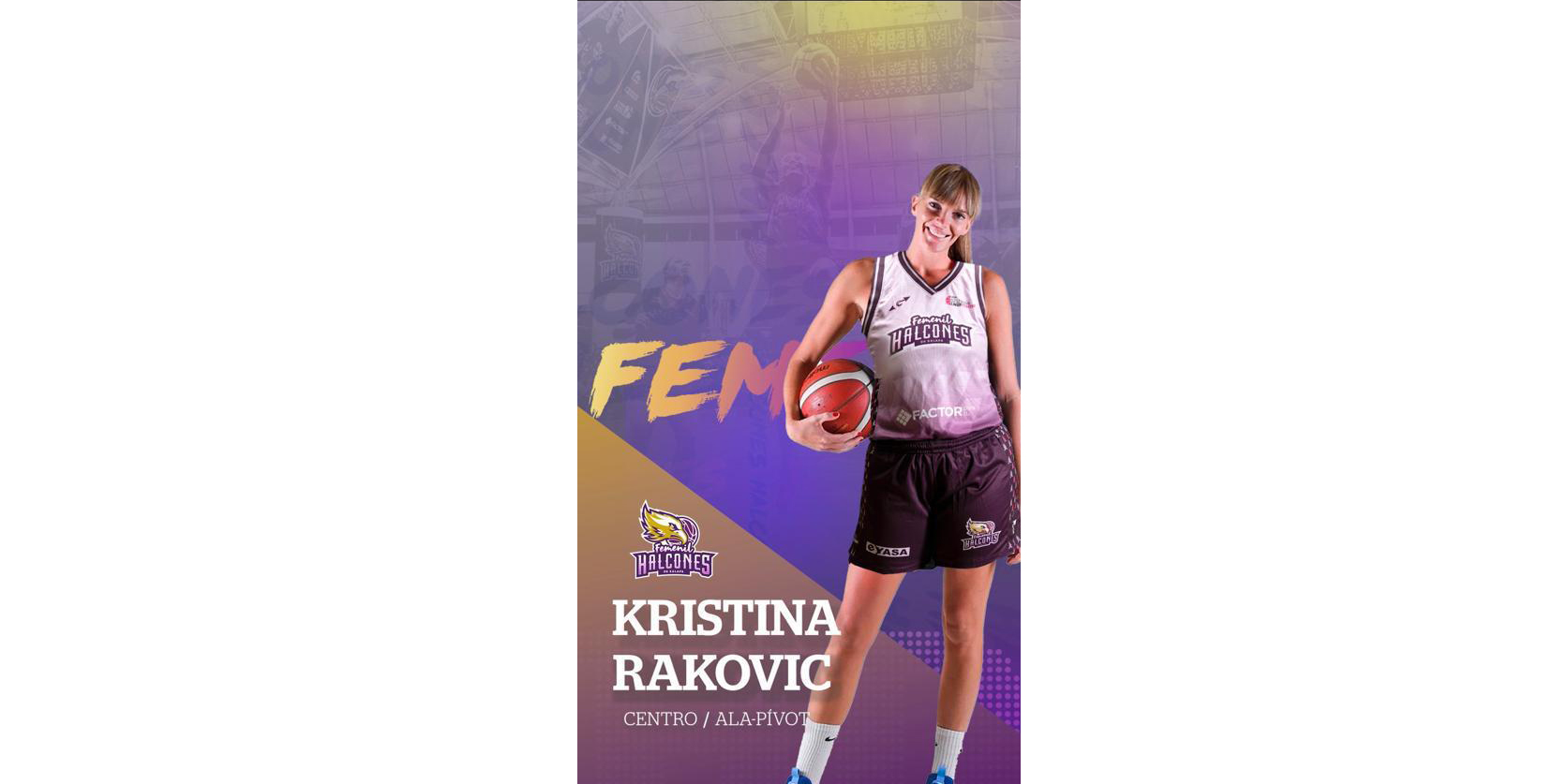 Kristina Rakovic se suma al Roster de HDX Femenil Kristina Rakovic