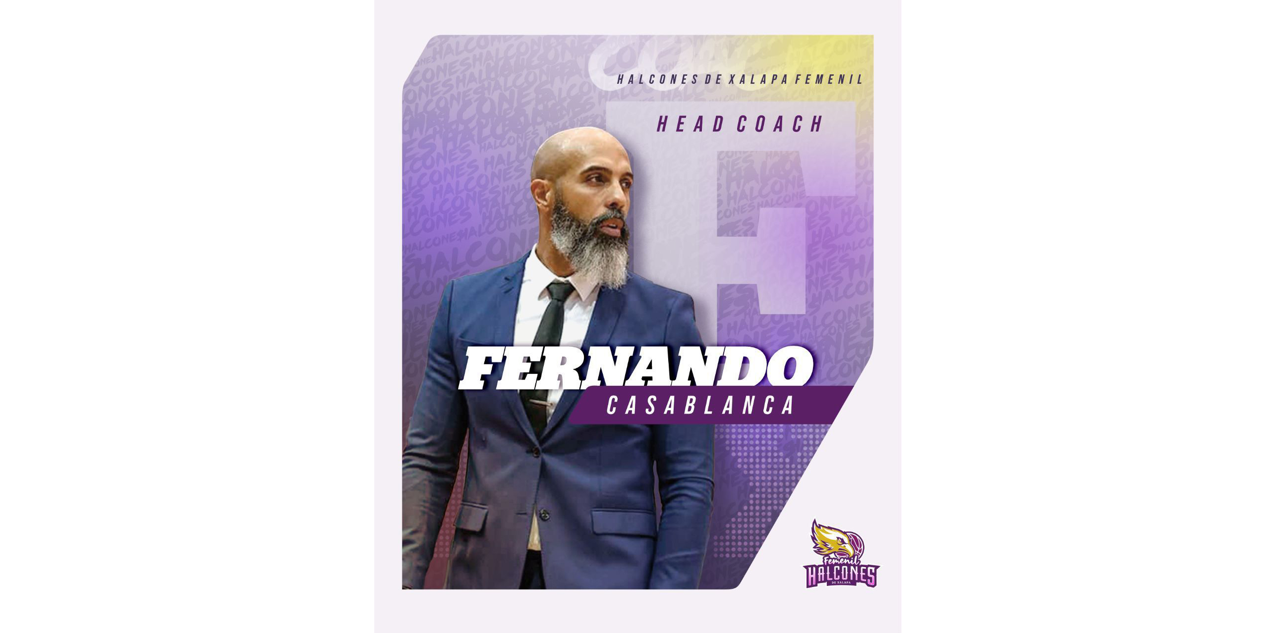 Desde la Isla del Encanto llega Fernando Casablanca a la dirección <strong>de <em>Halcones de Xalapa Femenil</em></strong> Fernando Arturo