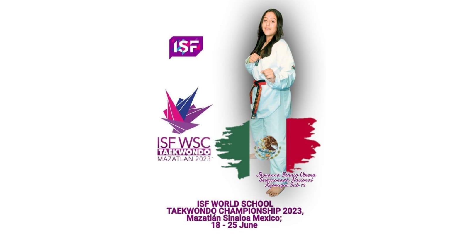 Busca taekwondoina veracruzana conquistar Mundial Escolar 2023 WhatsApp Image 2023-06-16 at 16.41.10