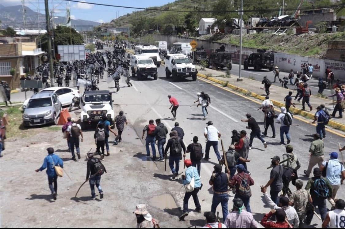manifestantes en Guerrero
