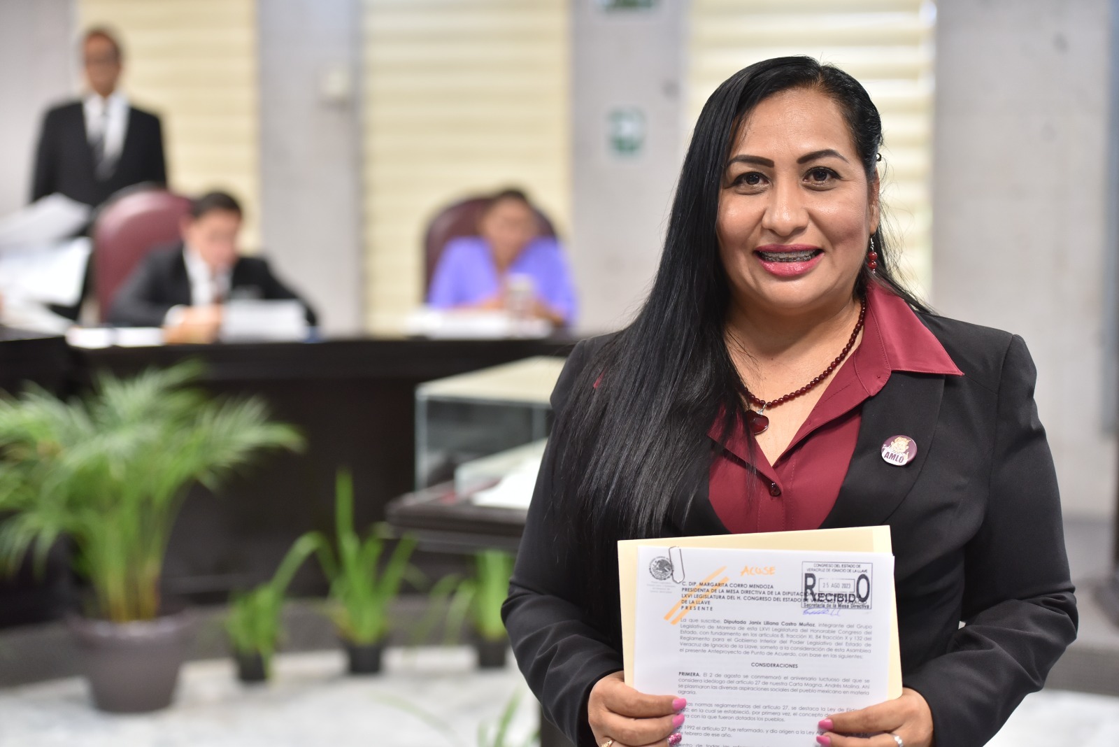 Coordinación entre ayuntamientos y Registro Agrario Nacional, propone Diputada Janix Liliana