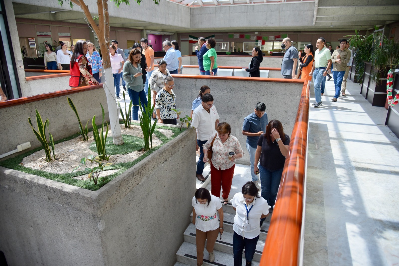 Se suma Congreso de Veracruz a Simulacro Nacional de Protección Civil Simulacro