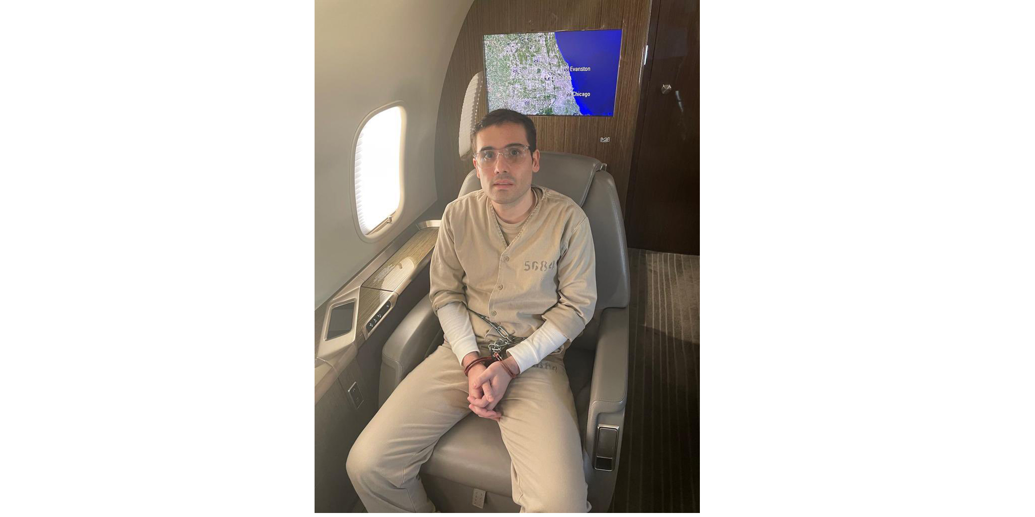 Oficial de la DEA difunde primera foto de Ovidio Guzmán al ser extraditado Ovidio