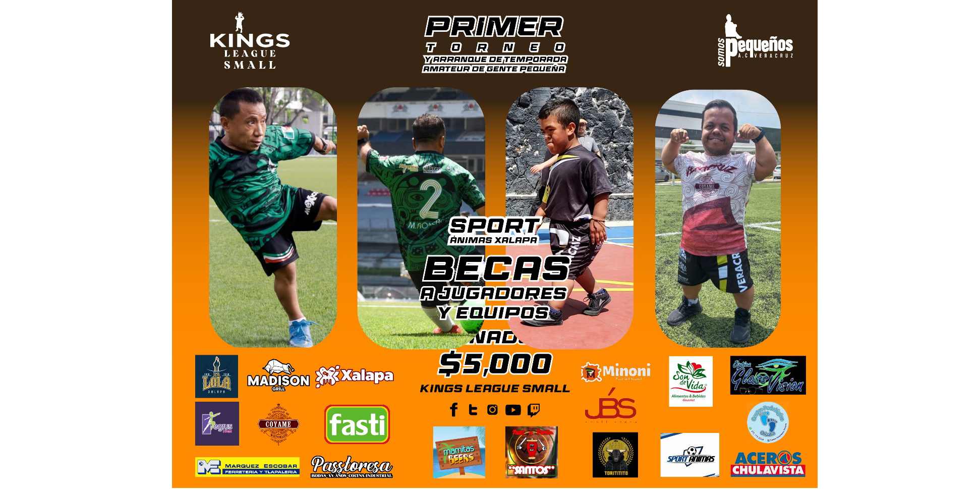 Fútbol de talla pequeña, este fin de semana en Xalapa Torneo talla baja