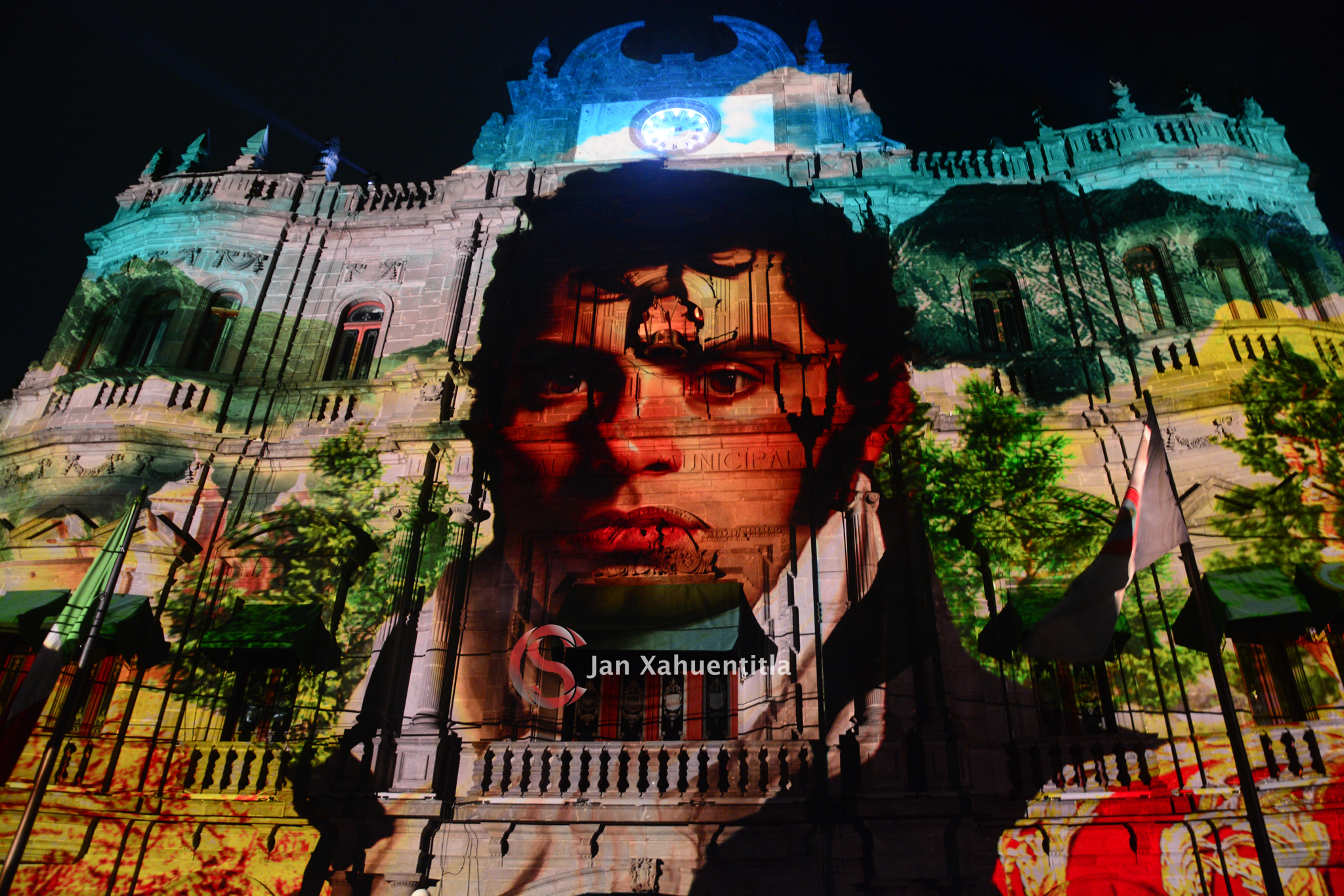 video mapping Puebla-1