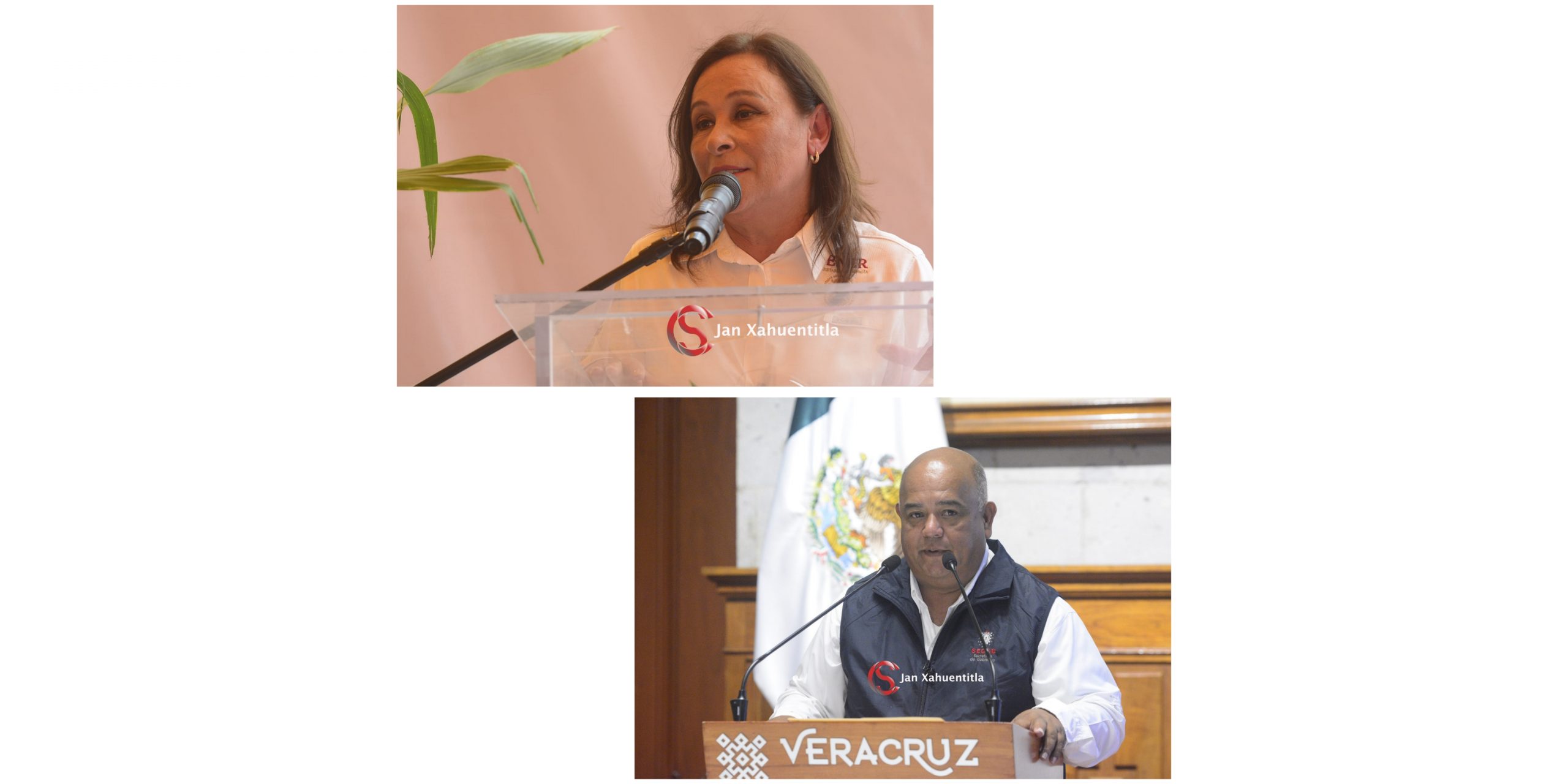 Rocío Nahle y Eric Cisneros