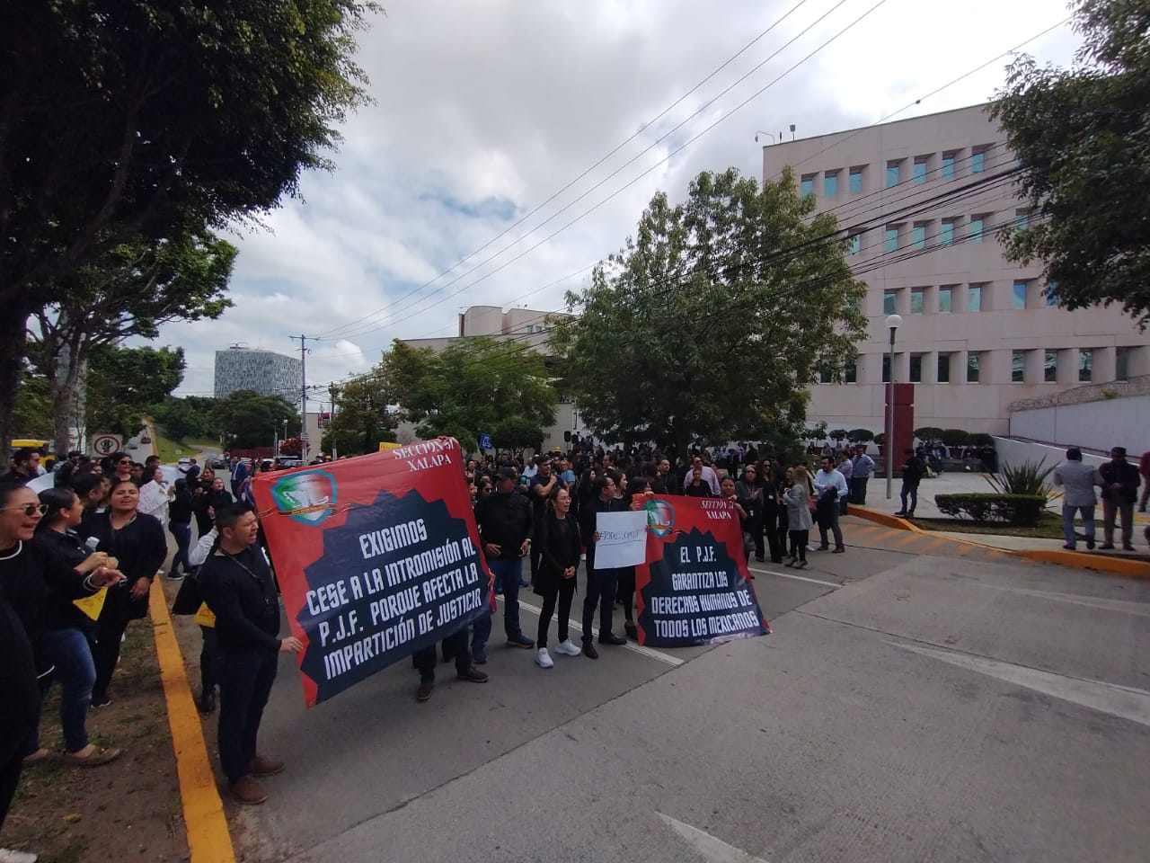 Manifestación Poder Judicial de la Federación