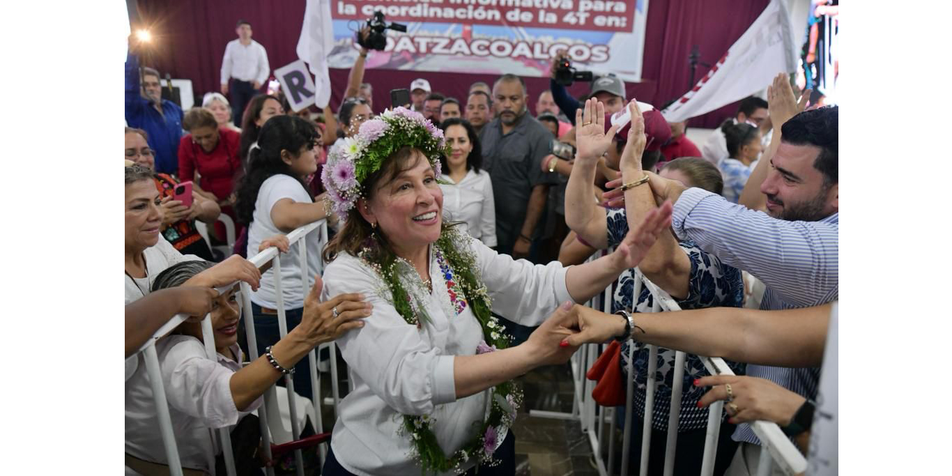 Amor con amor se paga, Rocío Nahle desde Coatzacoalcos, su tierra Rocío Nahle