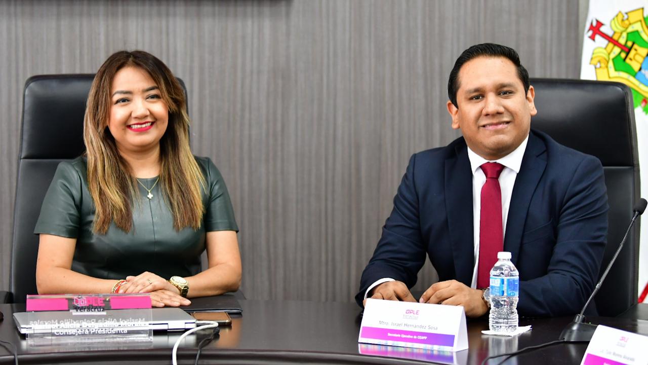 OPLE Veracruz y CEAPP firman convenio para capacitar en materia electoral a periodistas WhatsApp Image 2023-10-04 at 18.26.31