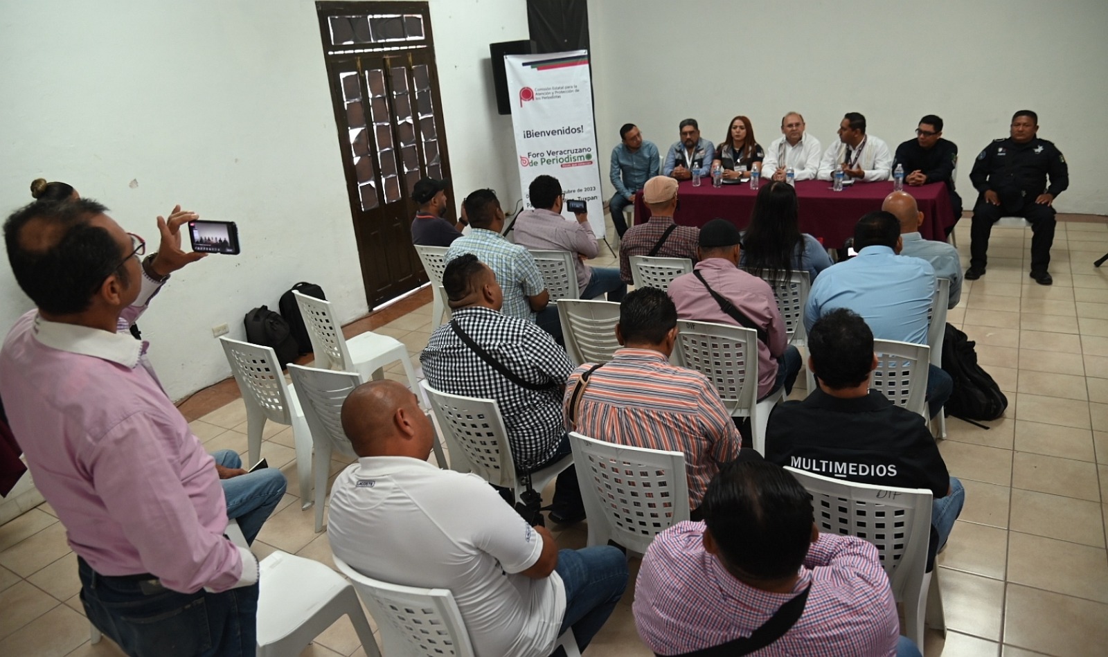 Pánuco y Poza Rica albergan el día inaugural del Foro Veracruzano de Periodismo "Voces que conectan" WhatsApp Image 2023-10-17 at 19.16.14