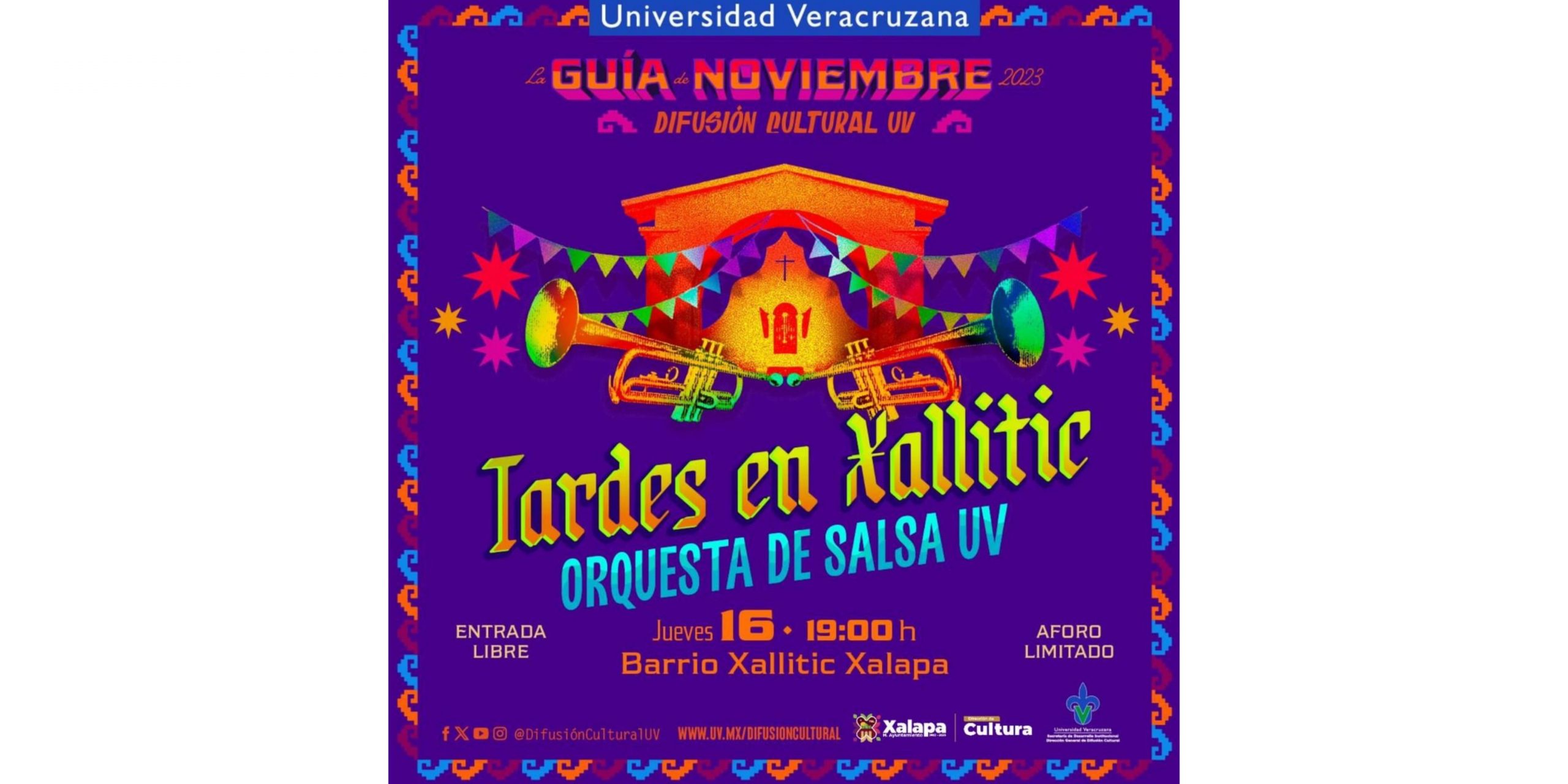 Celebra los 20 años de las Tardes de Xallitic con la Orquesta de Salsa de la UV GridArt_20231113_150445529