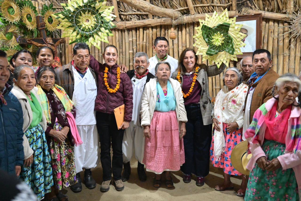 Recorren Claudia Sheinbaum y Rocío Nahle zona arqueológica El Tajín Sheinbaum y Nahle