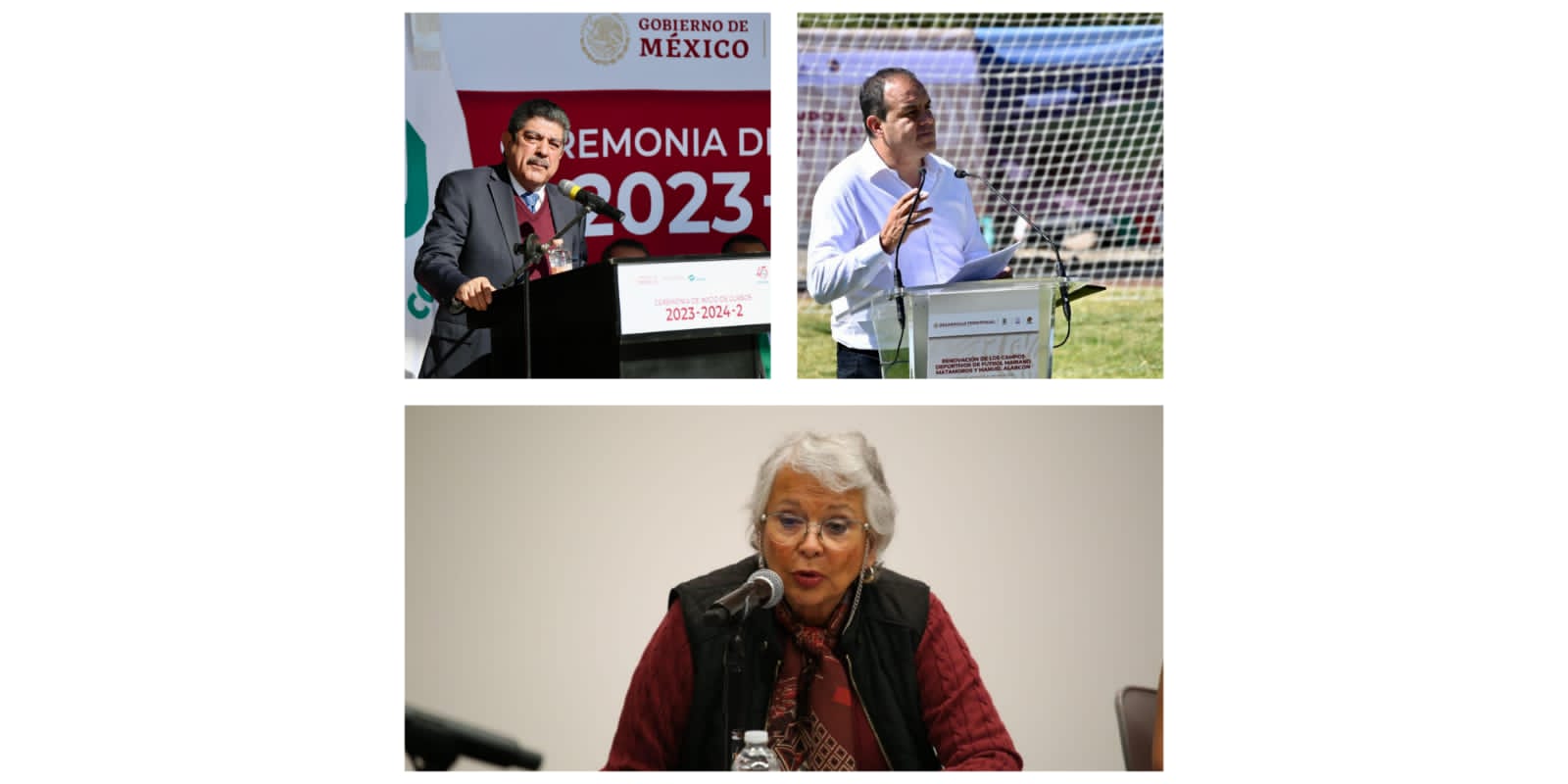 Manuel Espino, Cuauhtemoc Blanco y Olga Sánchez serán diputados federales