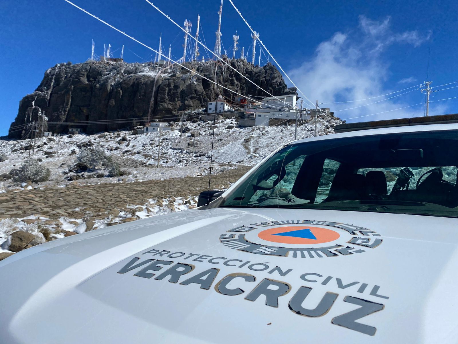 Coordina PC operativo por nevada en el Cofre de Perote Cofre de Perote-PC