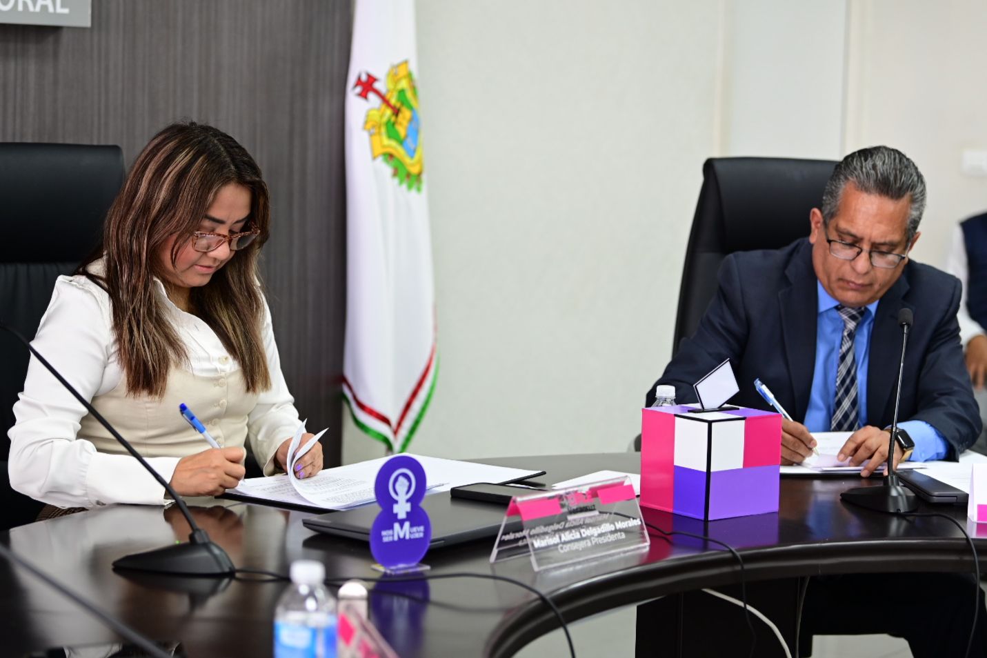 OPLE Veracruz renueva acuerdo de colaboración con la Normal Veracruzana OPLE Veracruz