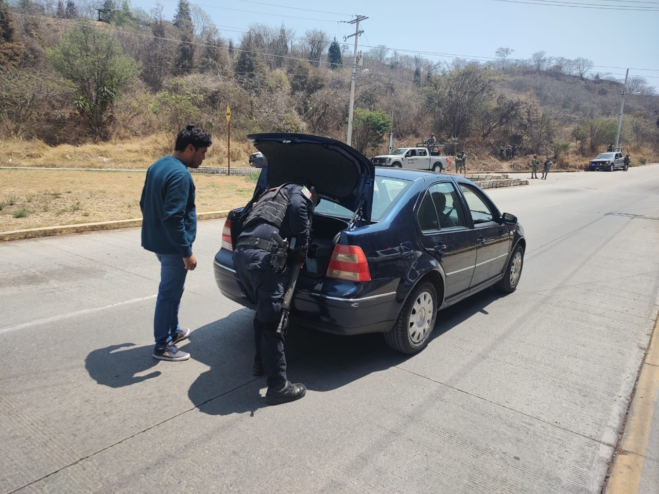 Encabeza Secretaría de Seguridad Pública Operativo preventivo con fuerzas federales en Cuitláhuac SSP