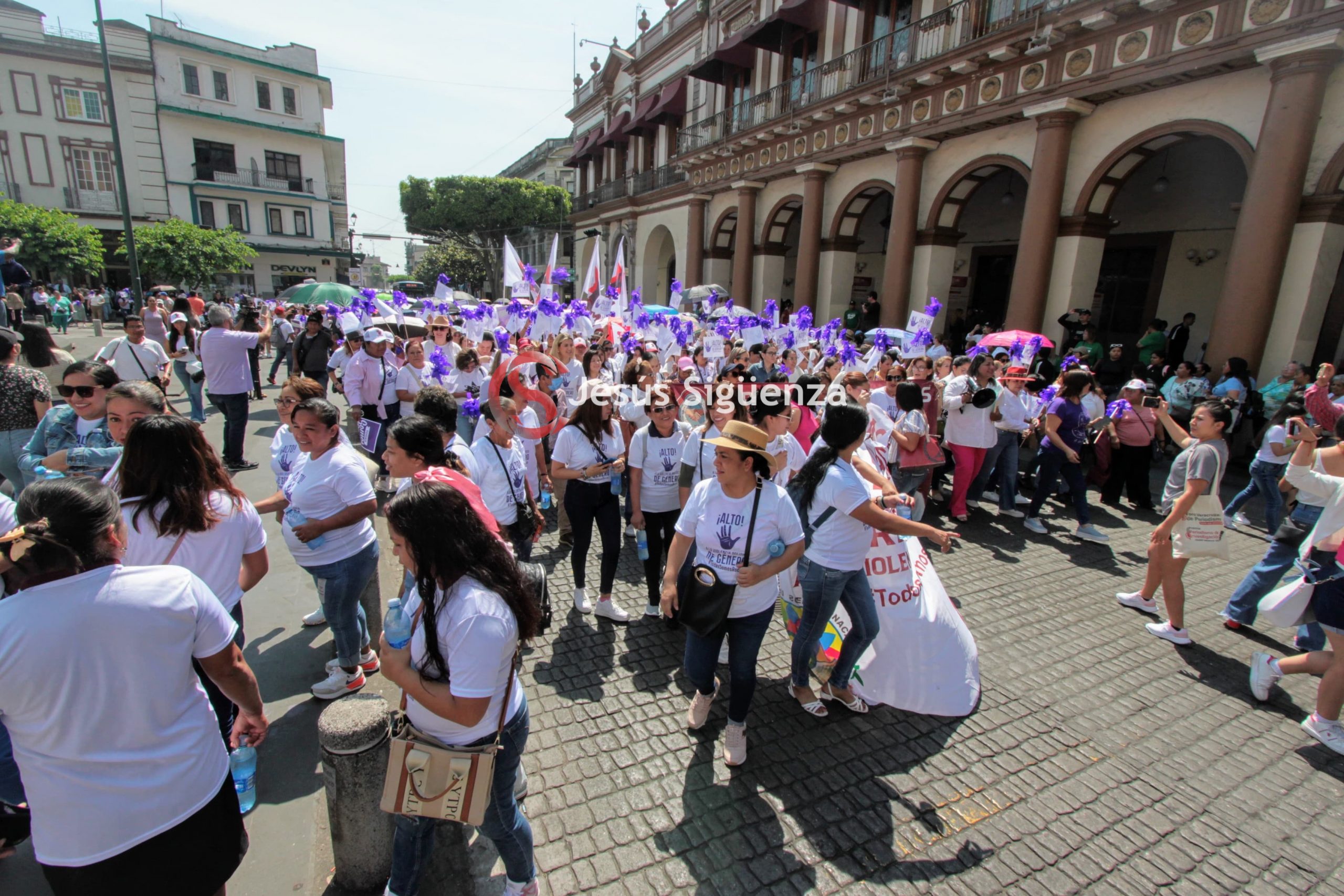 Miles de mujeres marchan en favor de Nahle; exigen al OPLE un alto a la violencia de género y discriminación Photo_1712705792930