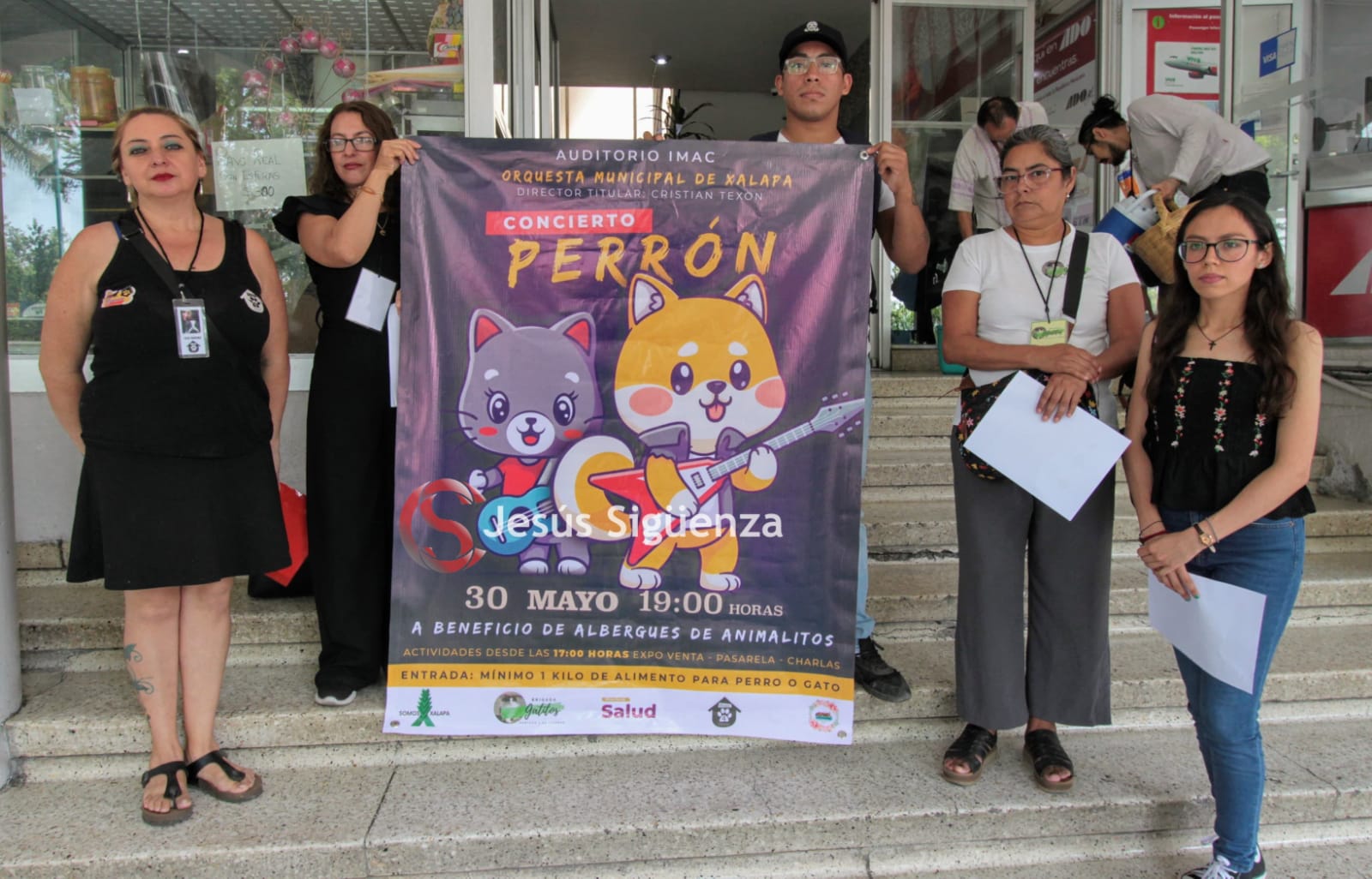 Invita Ayuntamiento de Xalapa a concierto con causa concierto perron