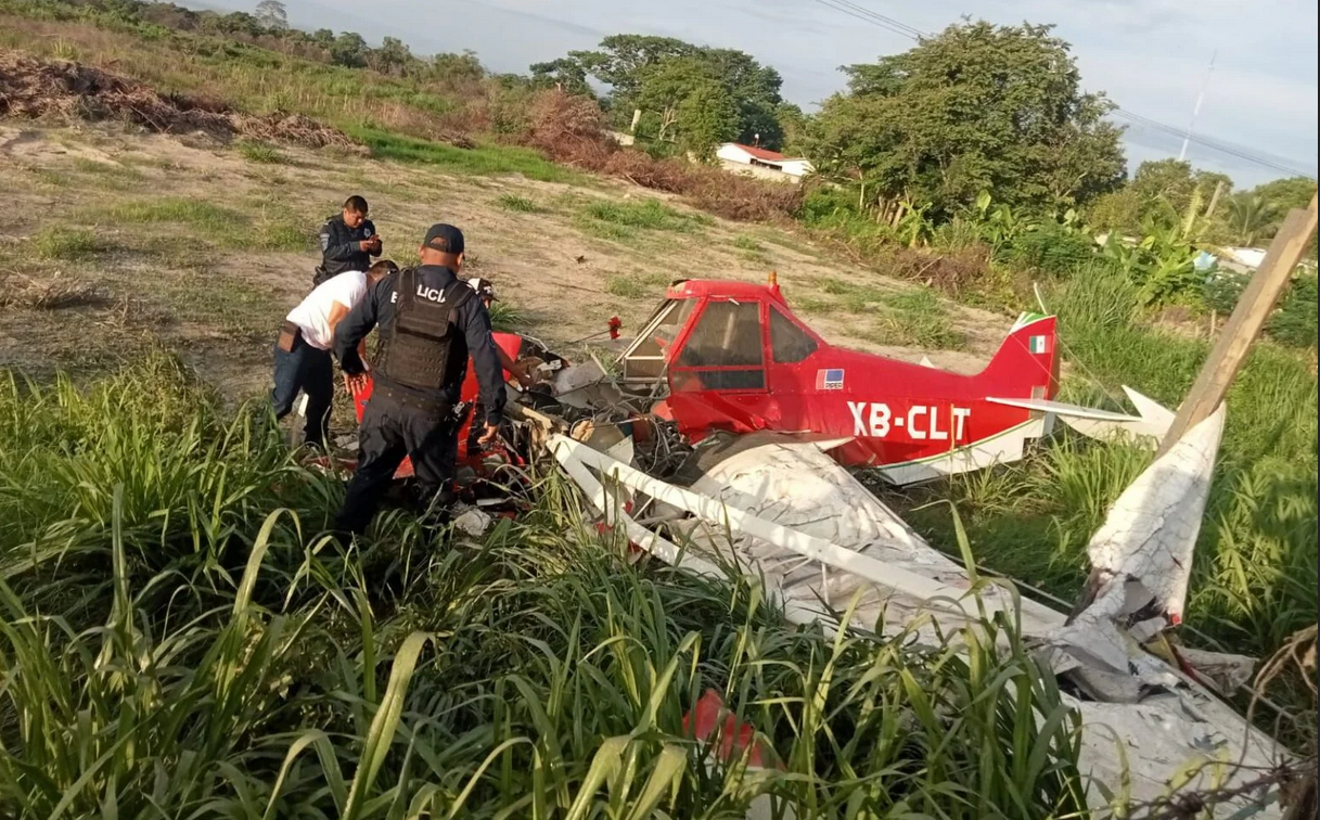 Desplome de avioneta fumigadora deja un muerto en Tabasco accidente de avioneta