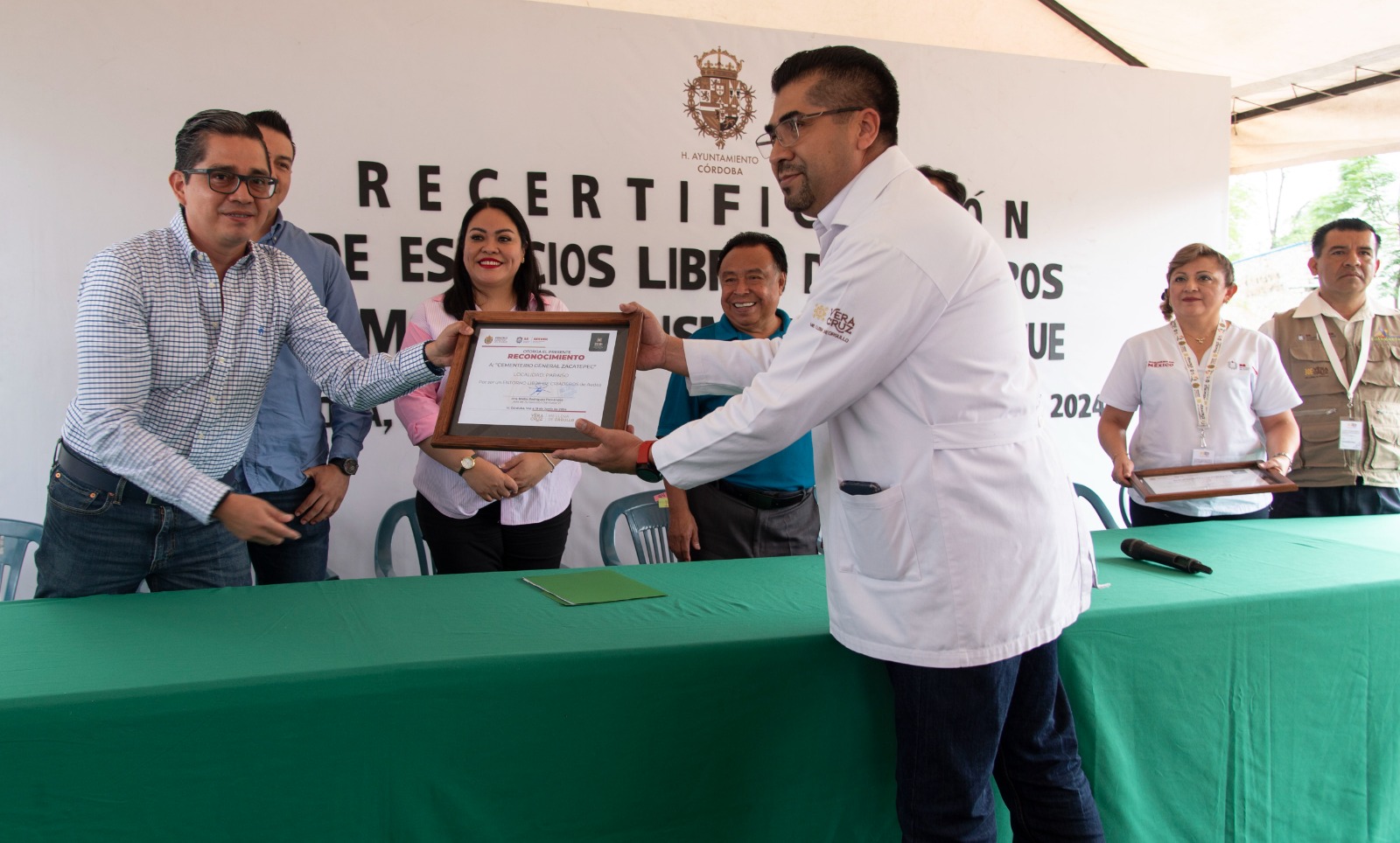 Certifican los panteones de Córdoba como espacios libres de criaderos de moscos WhatsApp Image 2024-06-19 at 16.34.53