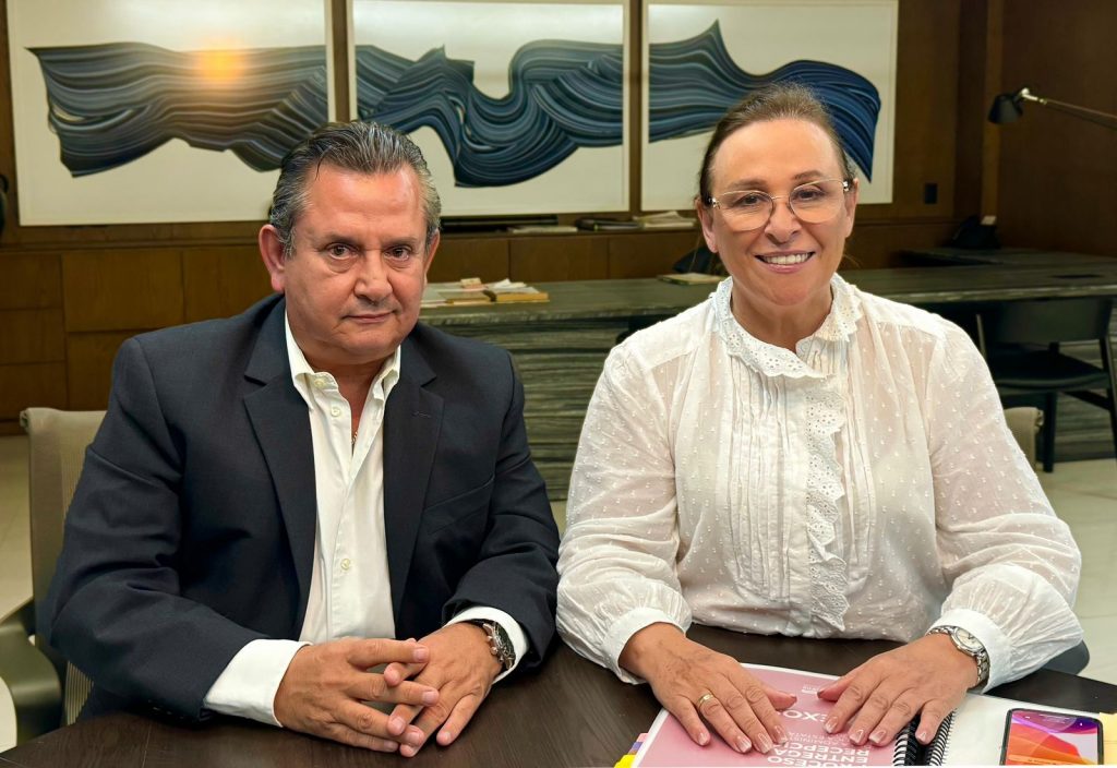 Ramón Santos y Rocío Nahle