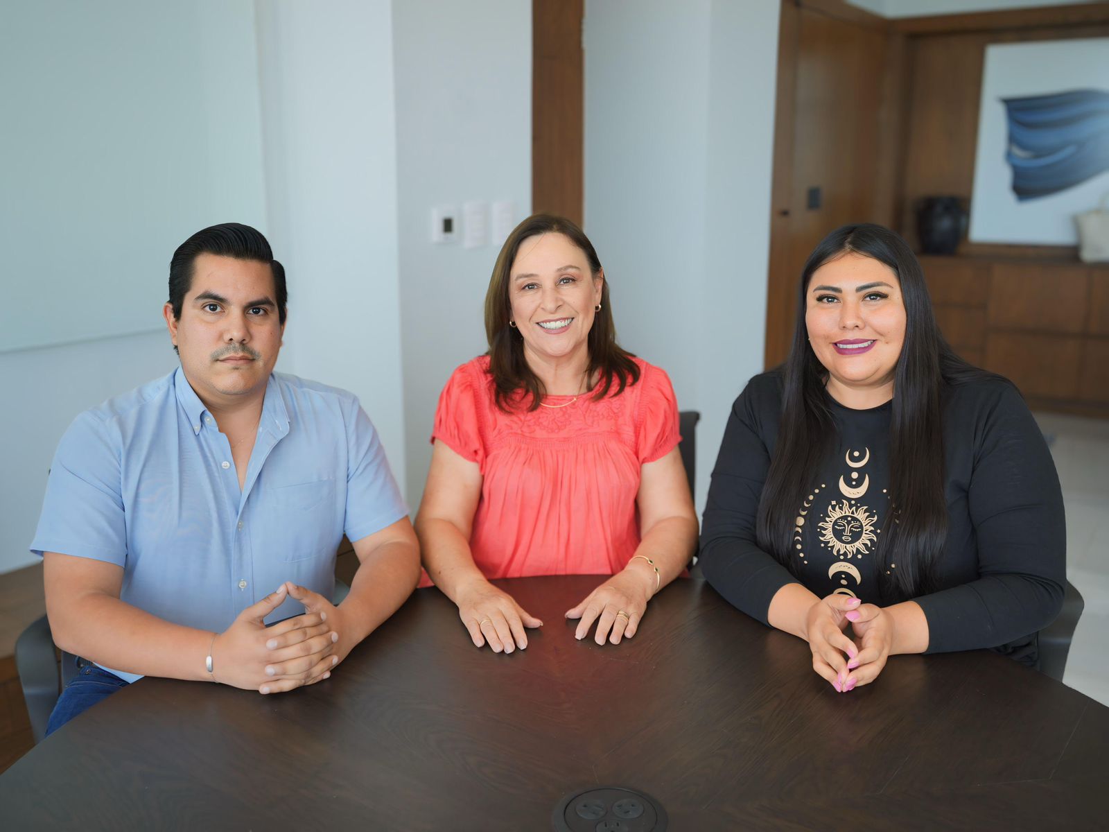 Nombra Rocío Nahle a directores de Comunicación Institucional Rocío Nahle-Adriana-Rodolfo