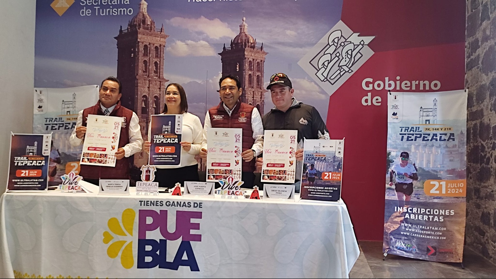Presentan exitosamente el Trail Tepeaca 2024 trail tepeaca