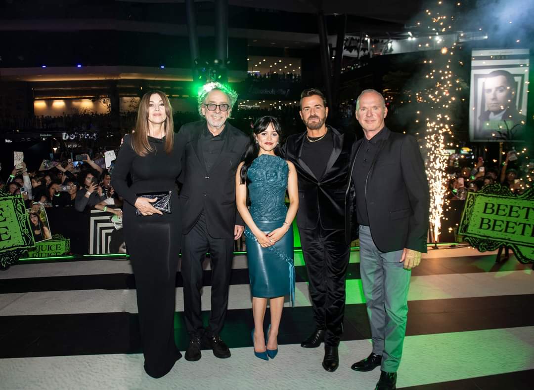 Tim Burton y elenco de "Beetlejuice 2" promocionan la película en México Beetlejuice 2