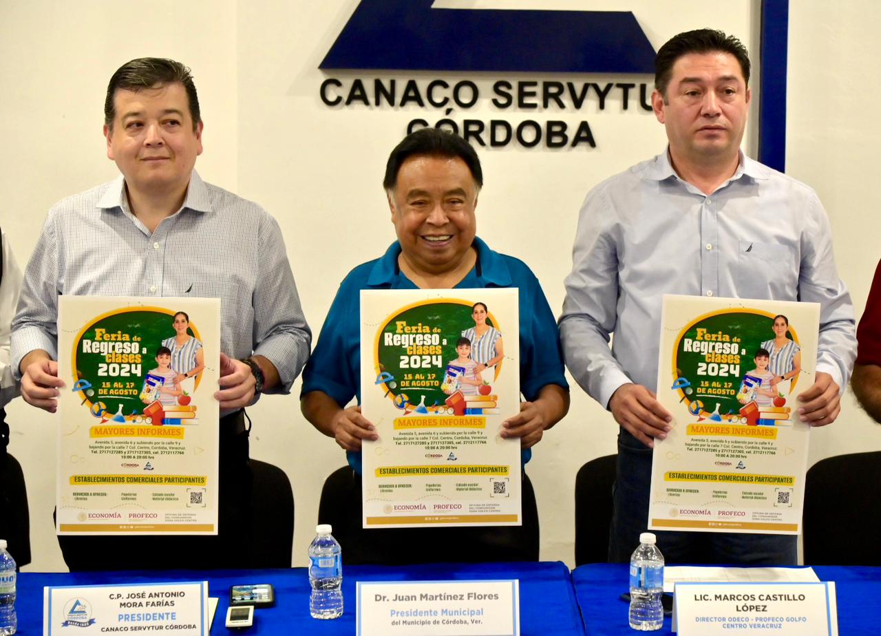 Apoya el ayuntamiento de Córdoba la Feria del Regreso a Clases 2024 regreso feria