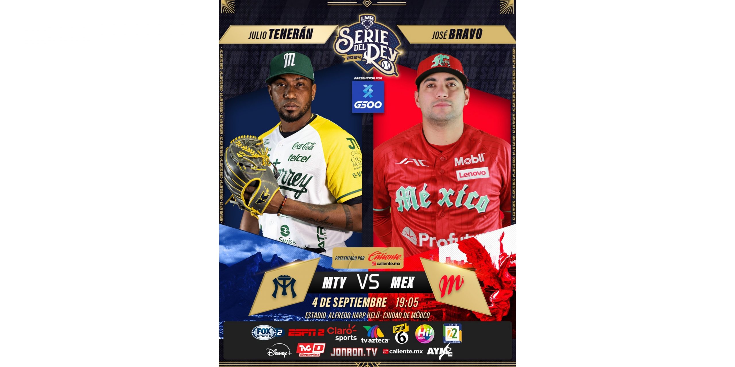 Se confirma la realización del Juego 1 de la Serie del Rey 2024 GridArt_20240904_113115662