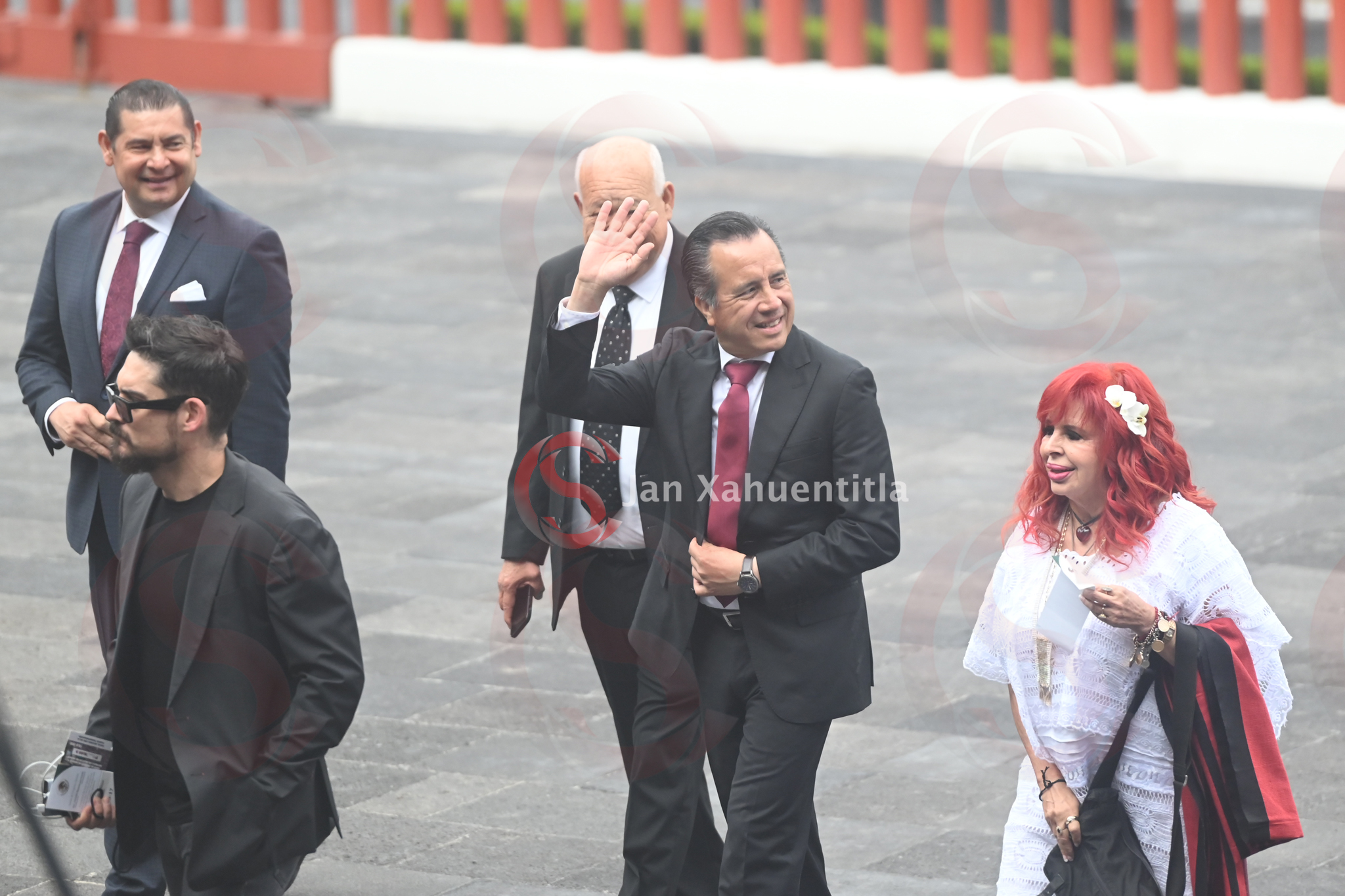 Alejandro Armenta-Cuitláhuac García y Layda Sansores