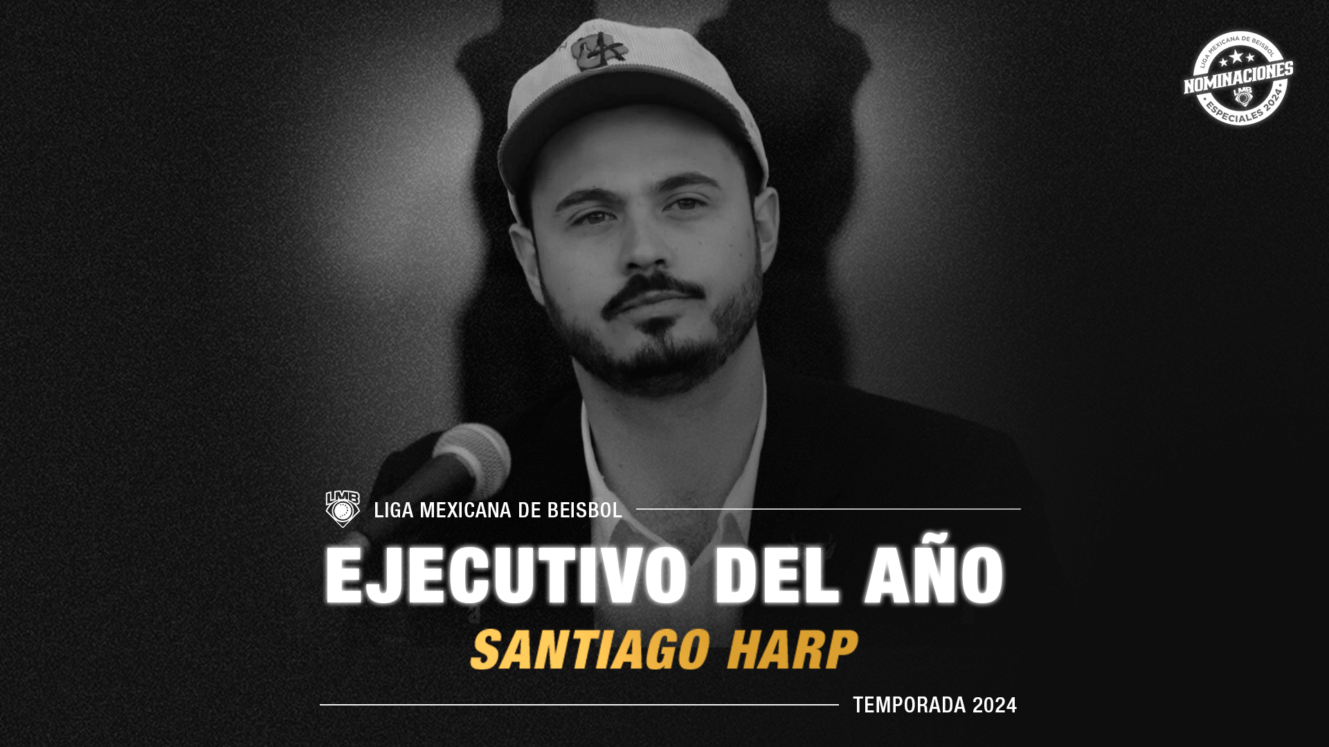 Santiago Harp es el Ejecutivo del Año 2024 en la Liga Mexicana de Beisbol Santiago Harp