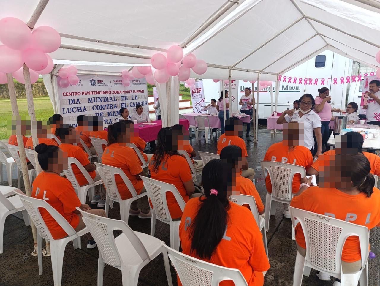 Realiza SSP y sector salud Campaña “Tócate para que NO te Toque”, en Centros Penitenciarios cáncer de mama-cárcel mujeres