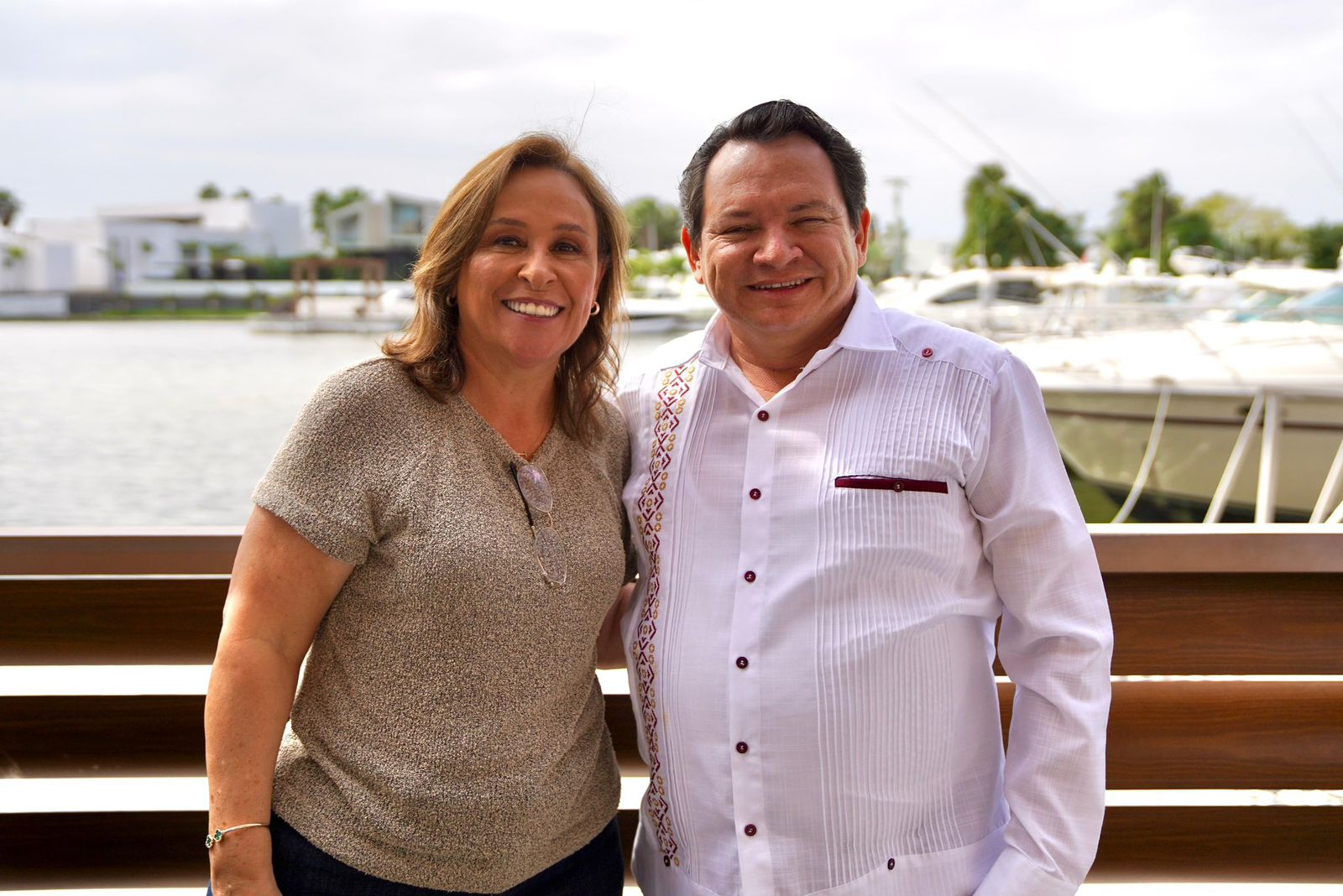 Rocío Nahle y Joaquín Díaz Mena
