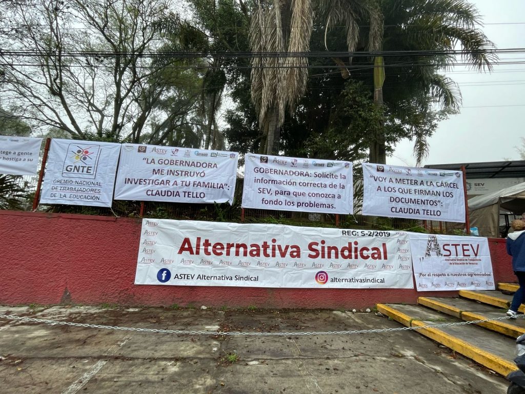 manifestación SEV