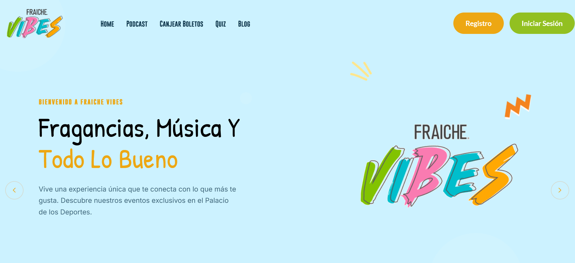 Fraiche Vibes: La Nueva Plataforma que Te Lleva a los Conciertos de tus Sueños Captura de pantalla 2025-04-17 001328