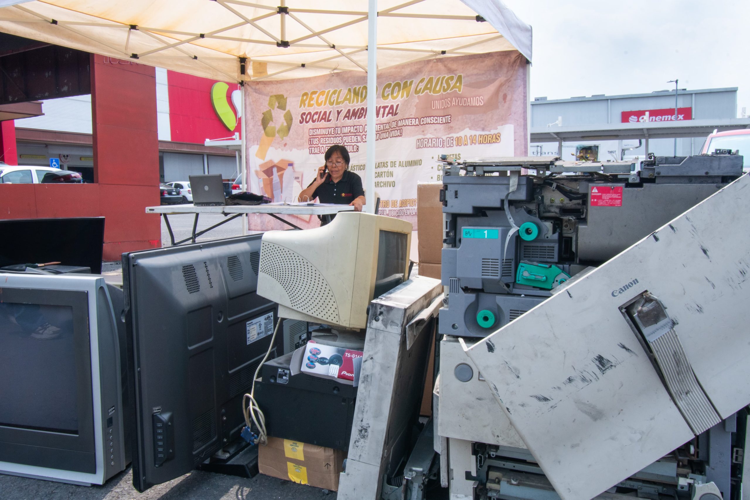 Más de 15 toneladas de residuos se ha recolectado en el Reciclón reciclón
