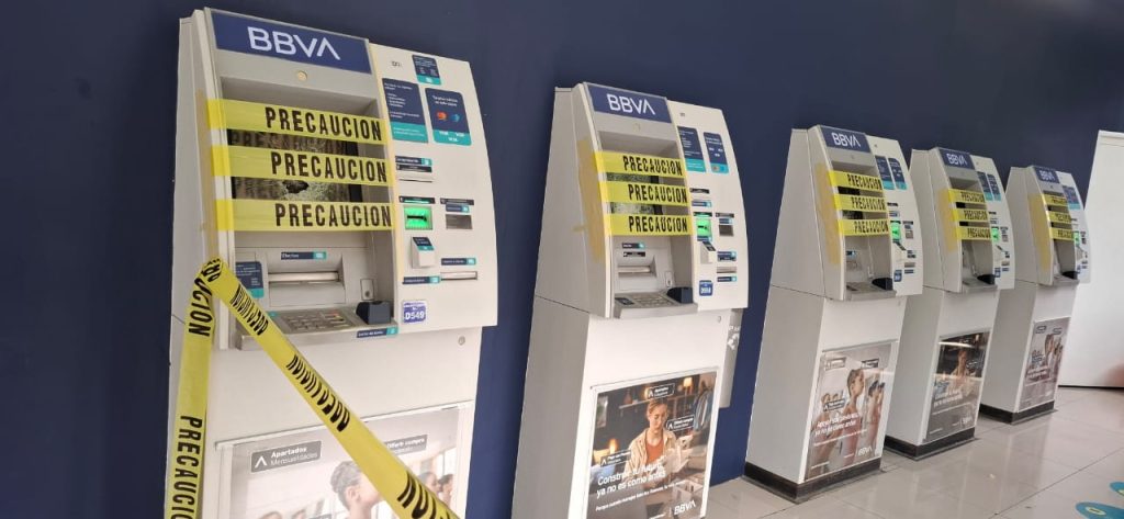 cajeros vandalizados