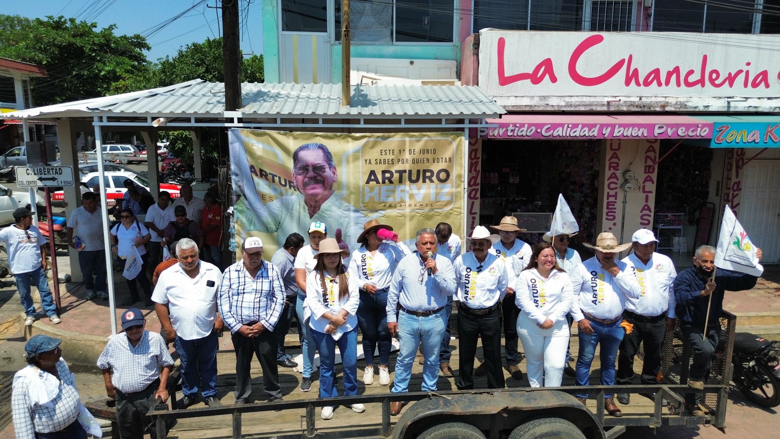 Arranca Arturo Herviz campaña por la presidencia de Cabada WhatsApp Image 2025-04-29 at 17.56.12