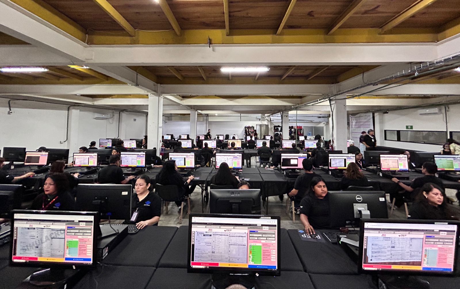 Concluyen simulacros del PREP y SICOM del OPLE Veracruz PREP