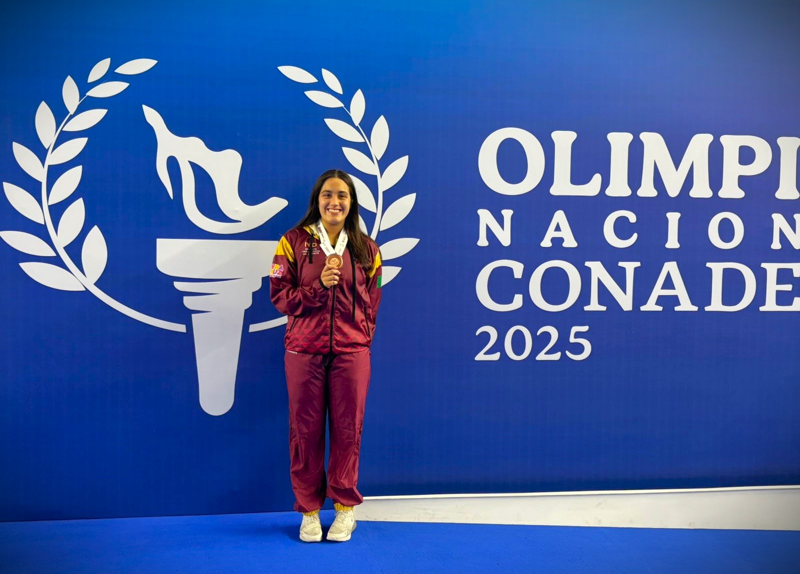 Aporta Marisela Escobar tercer oro a Veracruz en natación de ON 2025 Marisela Escobar