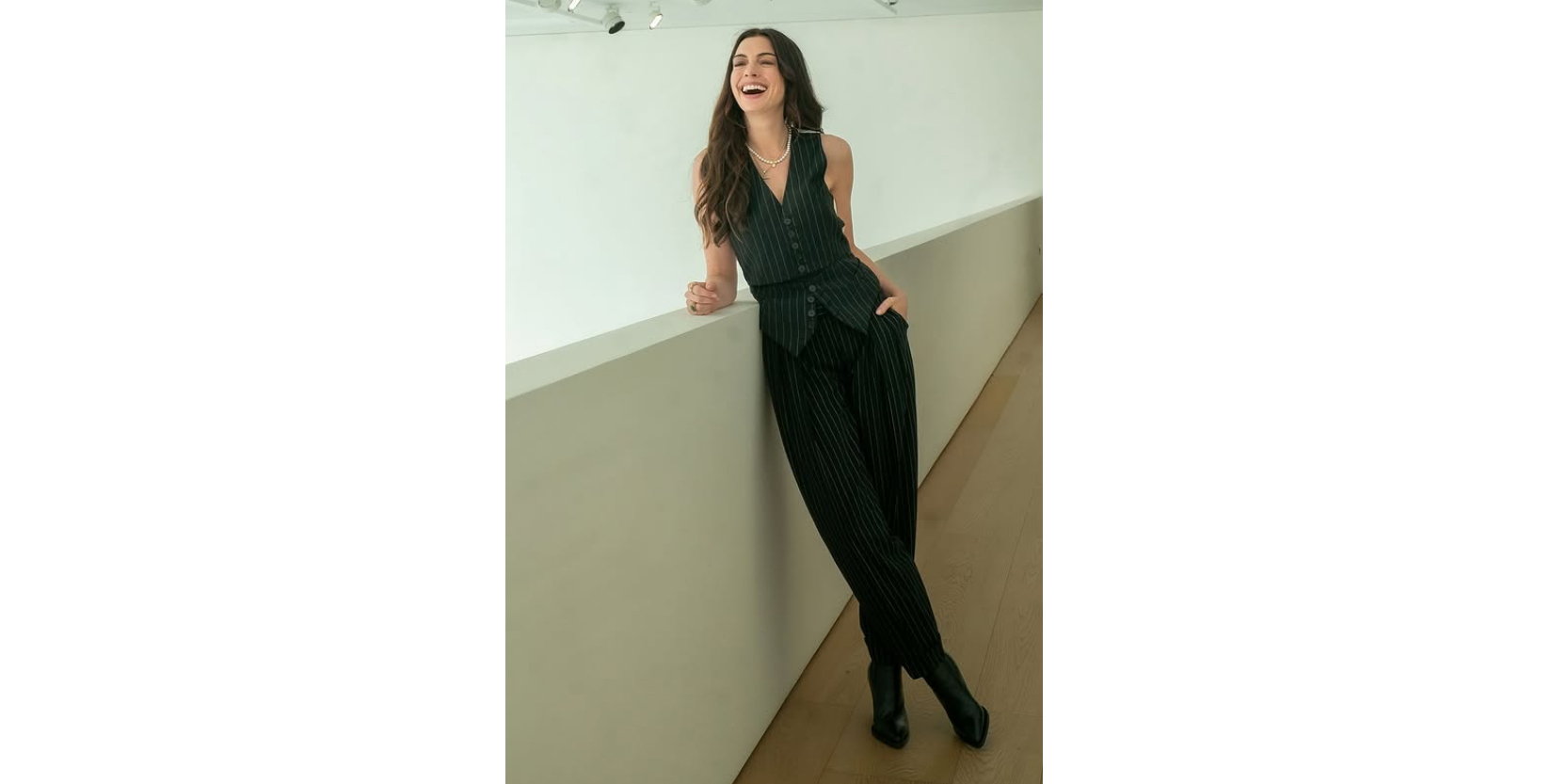 Así luce Anne Hathaway para 'El Diablo Viste a la Moda 2' Anne Hathaway