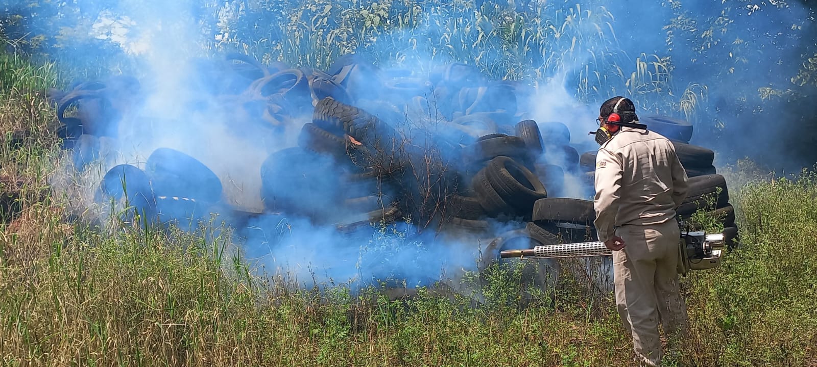 Actividad Preventiva contra Criaderos de Mosco del Dengue en el EcoParque 20 de Noviembre Vectores-dengue